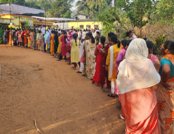 पश्चिम बंगाल में रिकॉर्ड 77.57% वोटिंग, देश में …